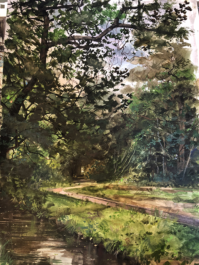 H Craig HANNA Chemin Et Ruisseau 2025 