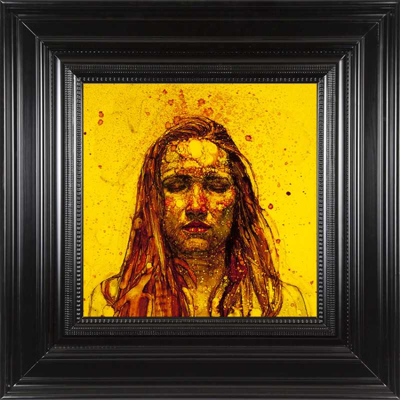 H Craig HANNA Girl with Long Hair 2017 