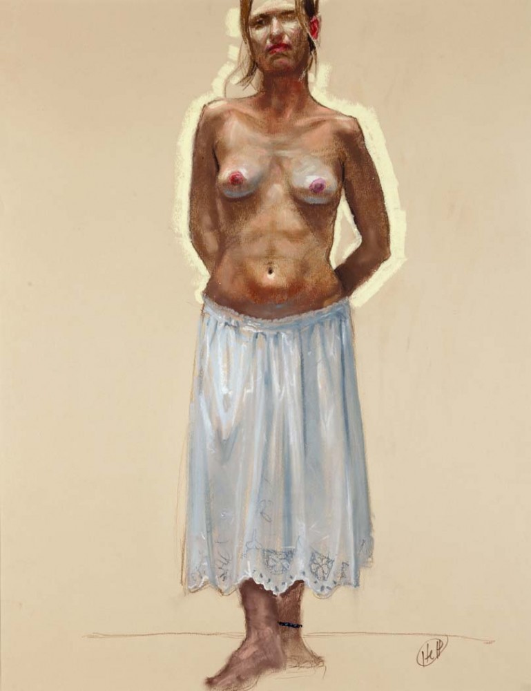 H Craig HANNA Femme au jupon 2015 