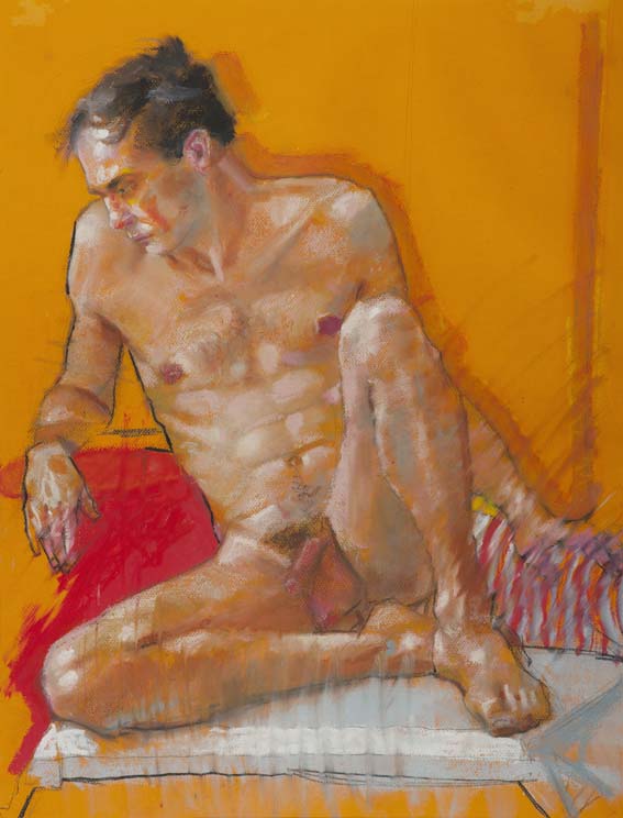 H Craig HANNA Man with Red Armchair 2011 