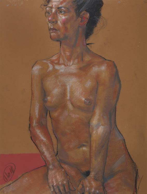 H Craig HANNA Femme aux Mains sur les Cuisses 2012 