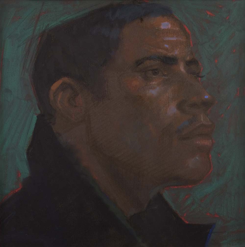 H Craig HANNA Profil à la veste marron 2010 