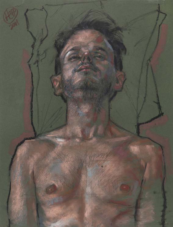 H Craig HANNA Man with Pillows 2011 