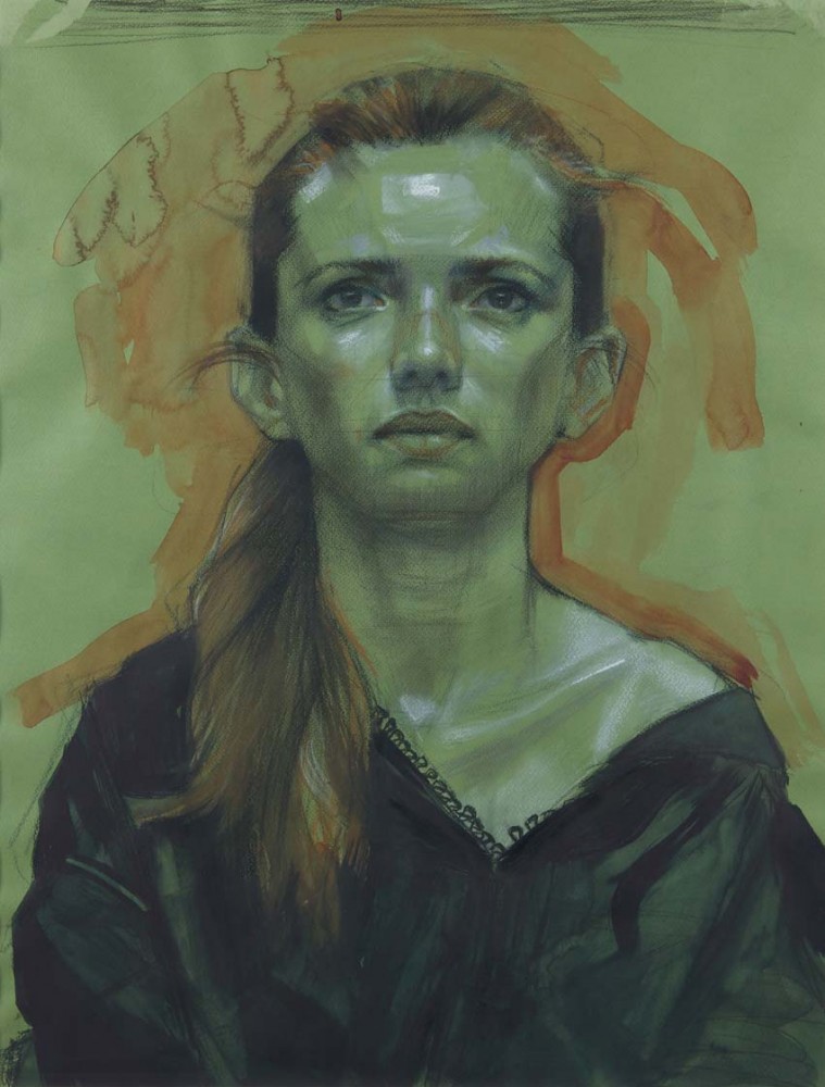 H Craig HANNA Femme à la queue de cheval 2011 