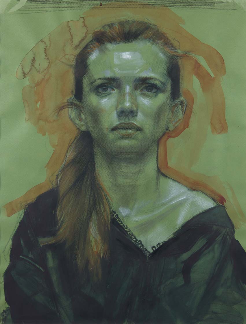 H Craig HANNA Femme à la queue de cheval 2011 