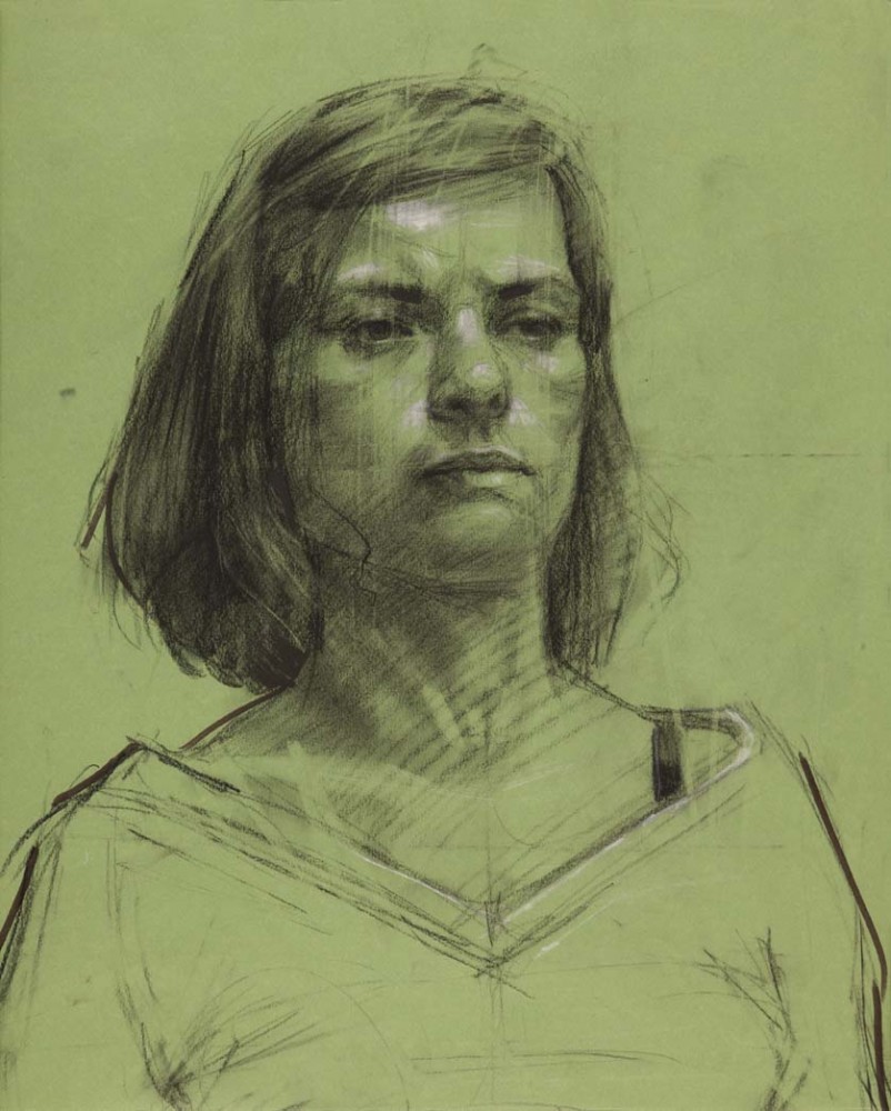 H Craig HANNA Anne à la Bretelle Noire 2012 