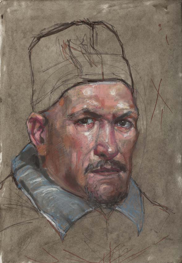 H Craig HANNA Innocent X d'après Vélasquez 2015 