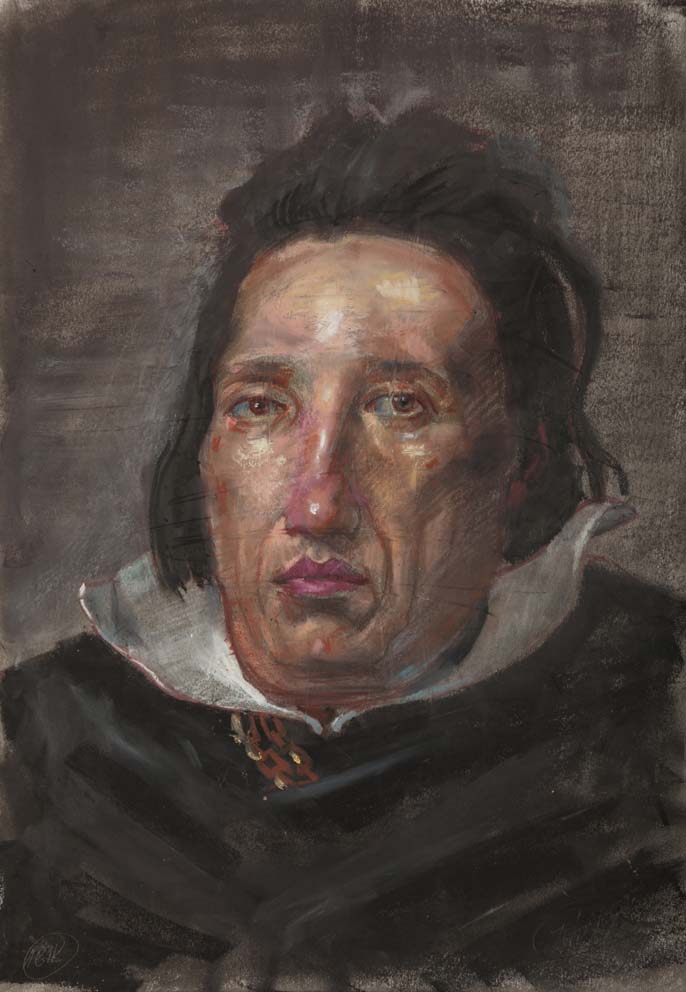 H Craig HANNA Portrait d'après Vélasquez 2015 