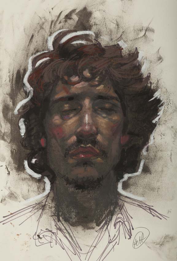 H Craig HANNA Virgile aux Yeux Clos 2015 