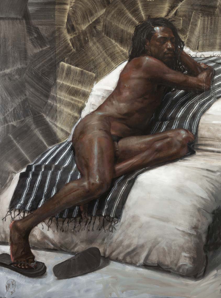 H Craig HANNA Charles au Tissu rayé 2015 