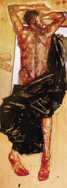 H Craig HANNA Man with Black Sheet 2008 