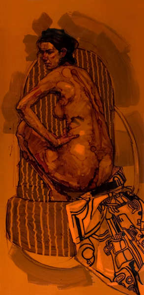 H Craig HANNA Woman with Armchair 2009 