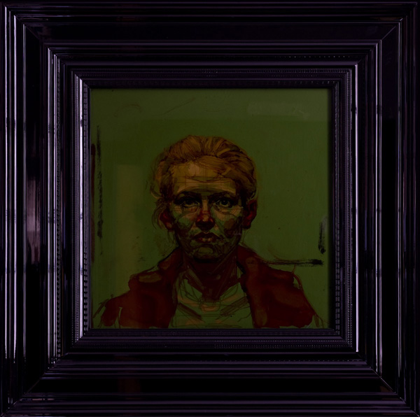 H Craig HANNA Woman with Red Blouse 2025 