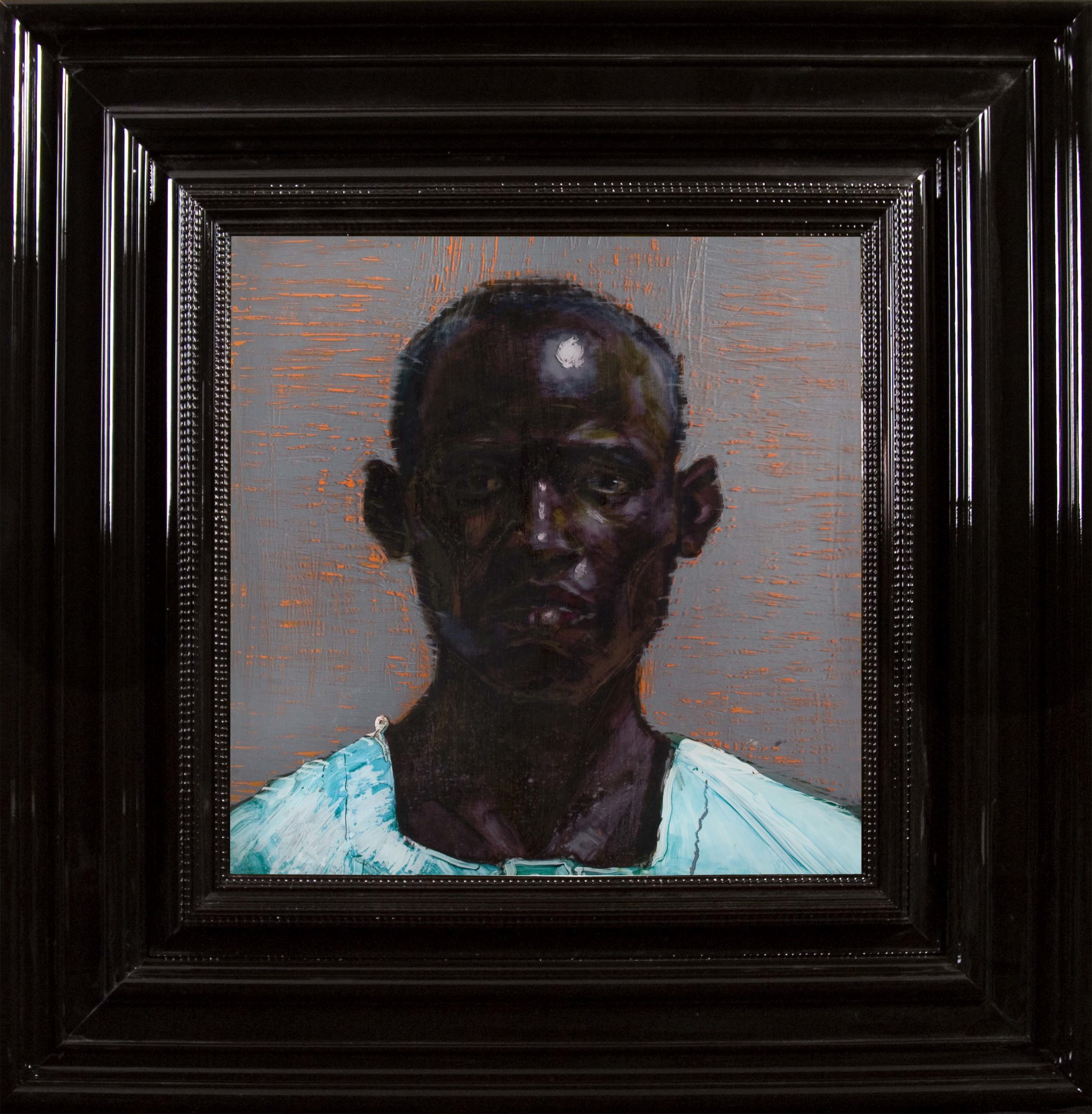 H Craig HANNA Man with Turquoise Shirt 2010 