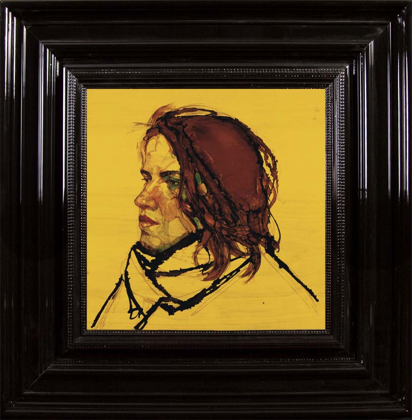 H Craig HANNA Woman with Black Scarf 2011 