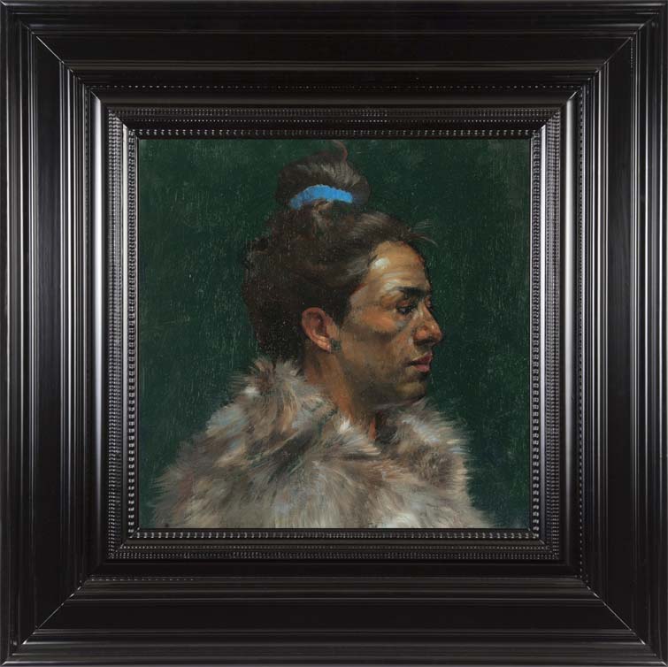 H Craig HANNA Woman with Fur 2012 