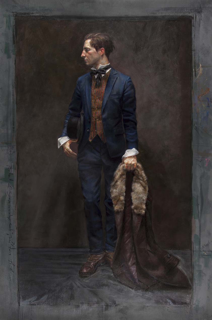 H Craig HANNA Portrait of Simon in a Vintage Suit 2013 