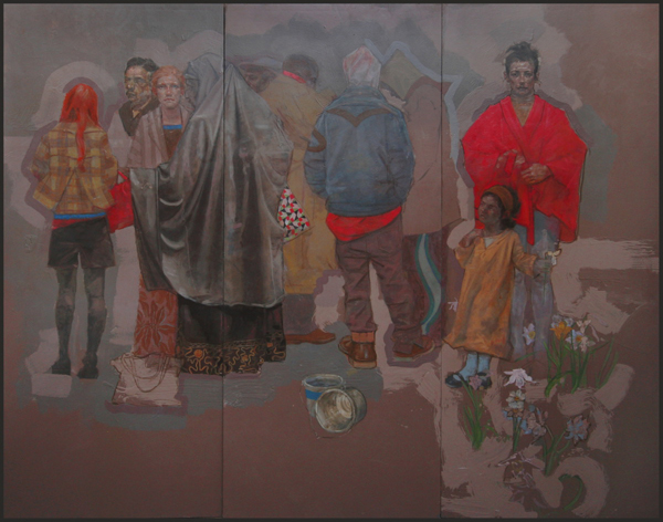 H Craig HANNA Arrangement of Figures in Grey 2007 