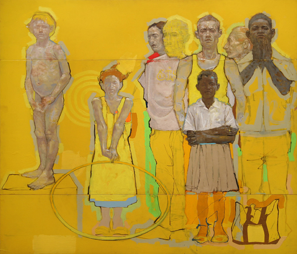 H Craig HANNA Arrangement of Figures in Yellow 2008 