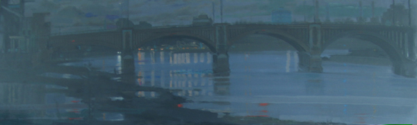 H Craig HANNA Dock de Londres Bleu 2007 