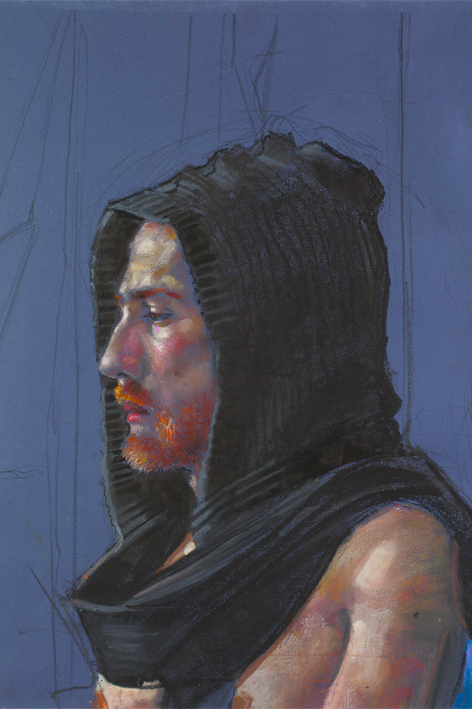 H Craig HANNA Homme à la Capuche 2015 