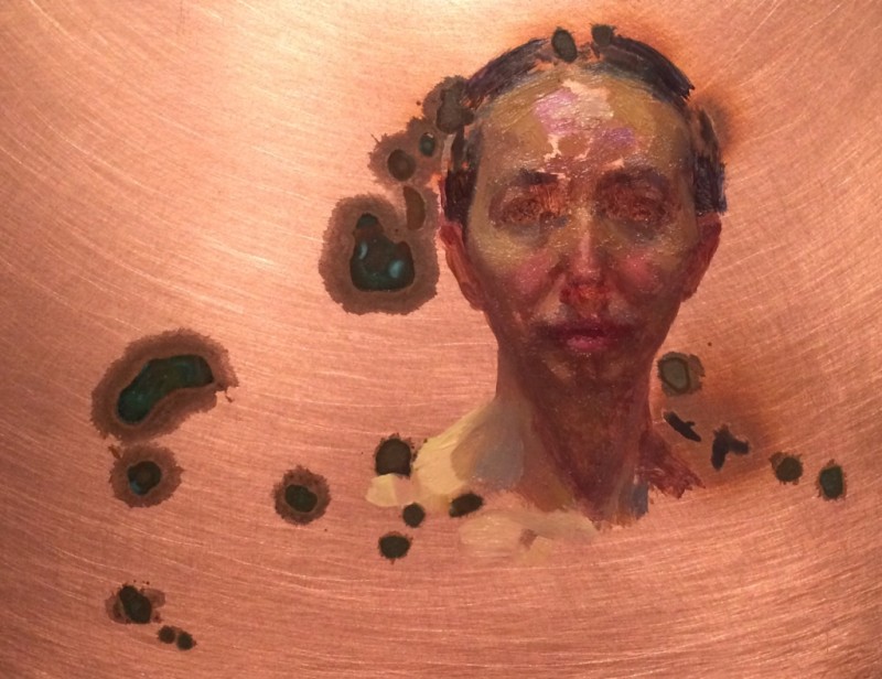 Kate Lehman Selfportrait Small Copper 2016 