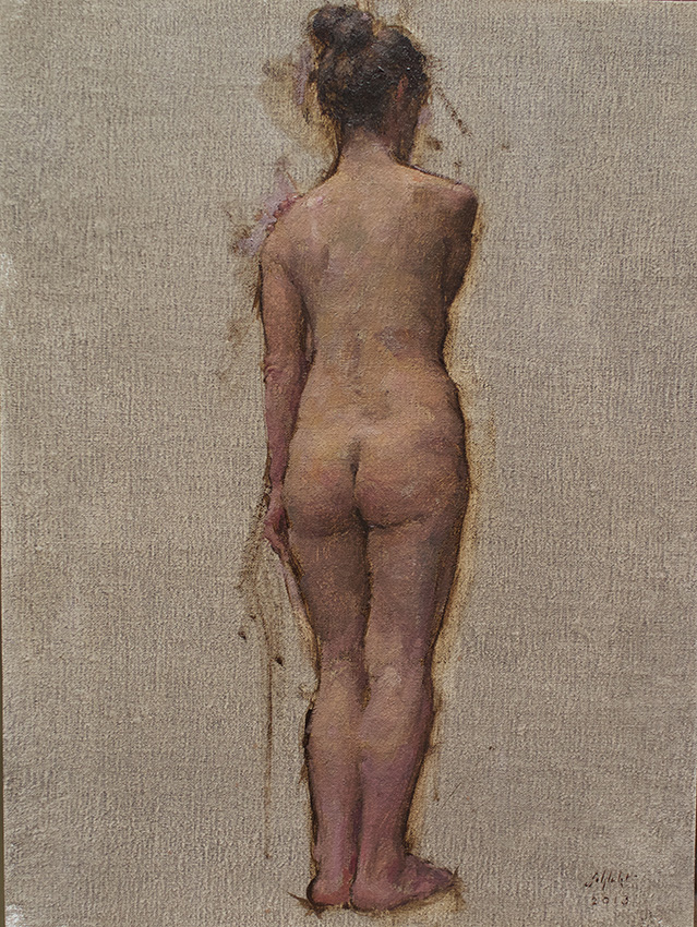 Travis Schlaht Nude Standing 2013 