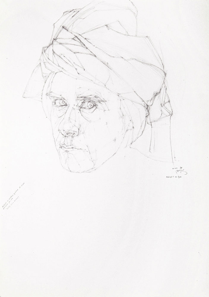 Maja Wisniewska autoportrait à la Van EYCK 2025