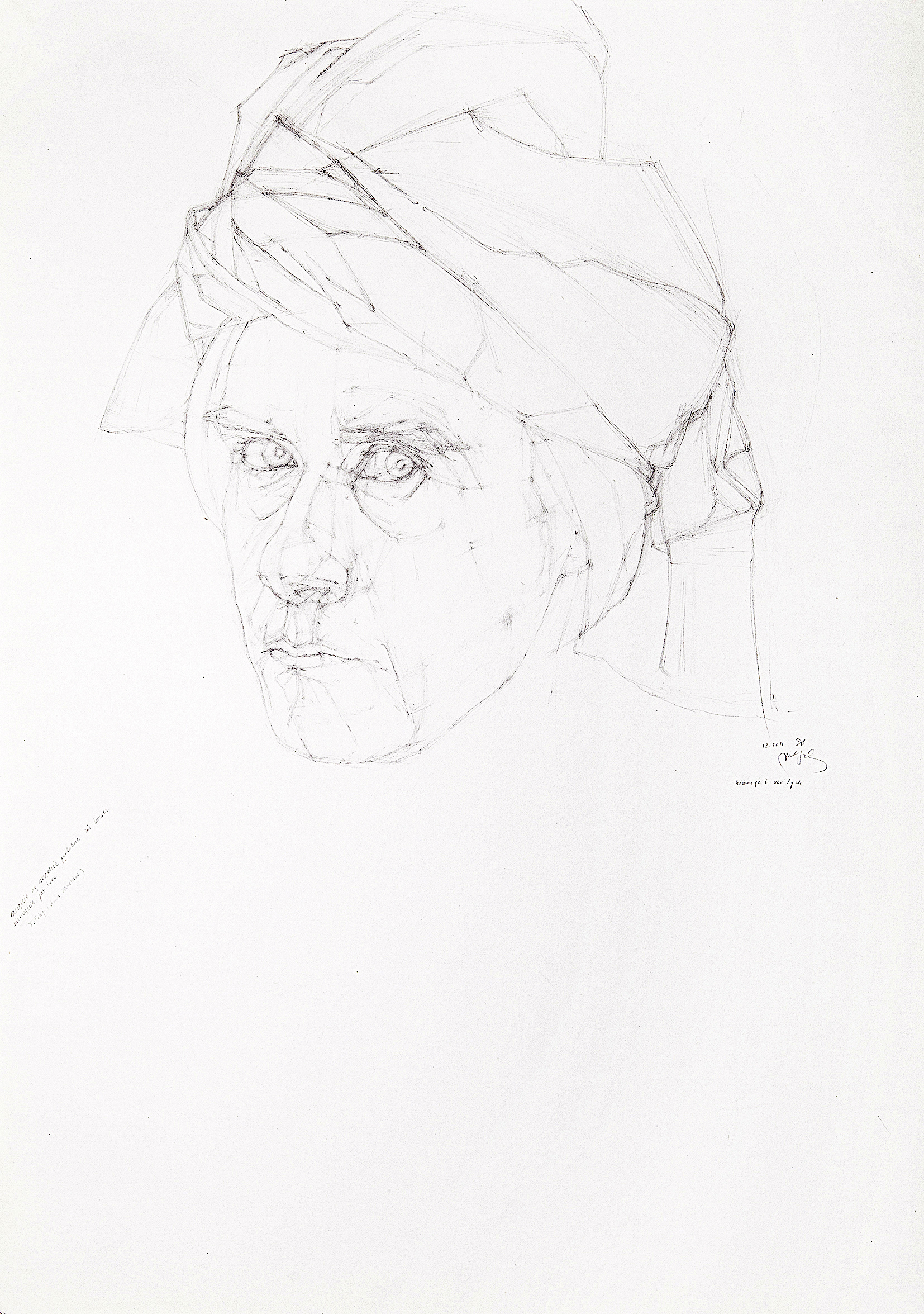 Maja Wisniewska autoportrait à la Van EYCK 2025 