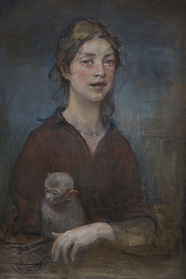 Dongni Hou Fille au Singe 2016 