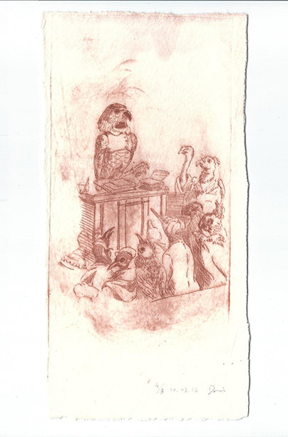 Dongni Hou Les Oiseaux 4/5 2016 