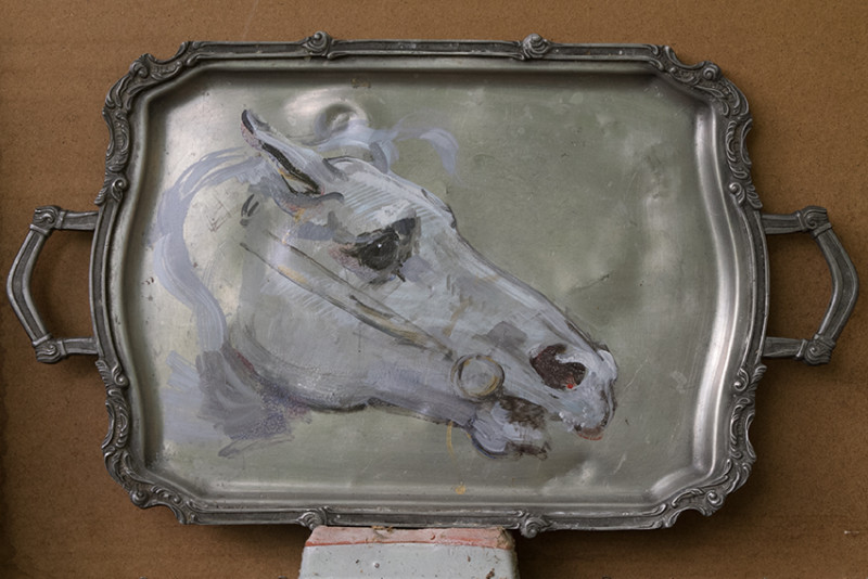 Dongni Hou Tête d'un cheval 2017 