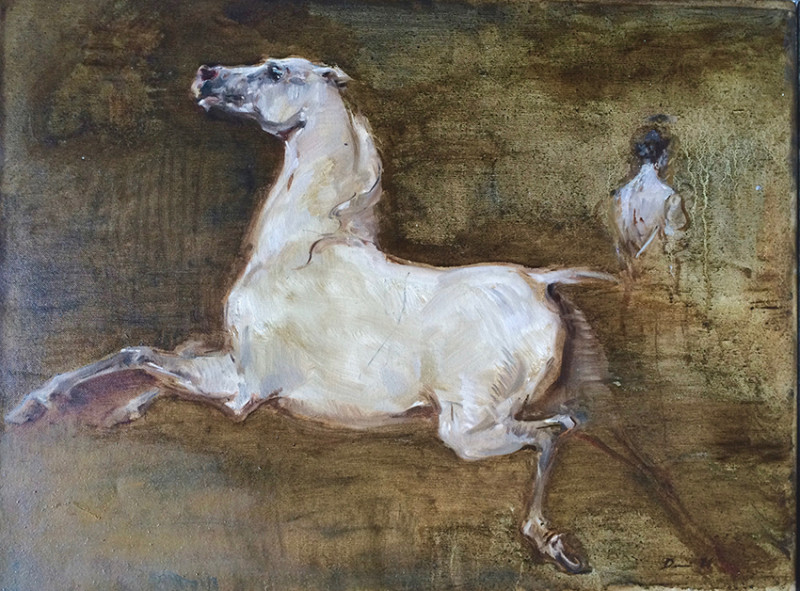 Dongni Hou Wounded Horse 2017 