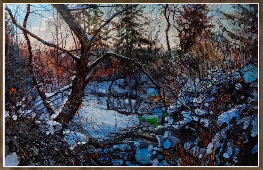 H Craig HANNA Snow Landscape 2016 