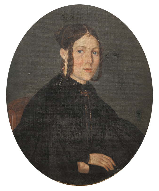 Old Paintings Femme au Diadème 1835 