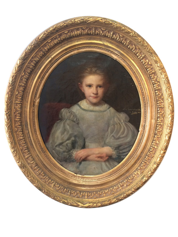 Old Paintings A ma Filleule Juliette Cellier 1863 