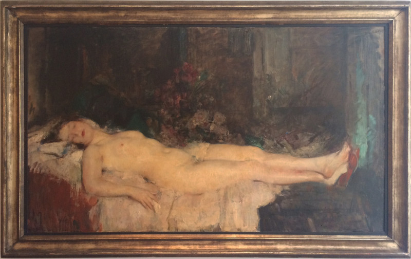 Old Paintings Grand Nu Couché à la Mule 1910 