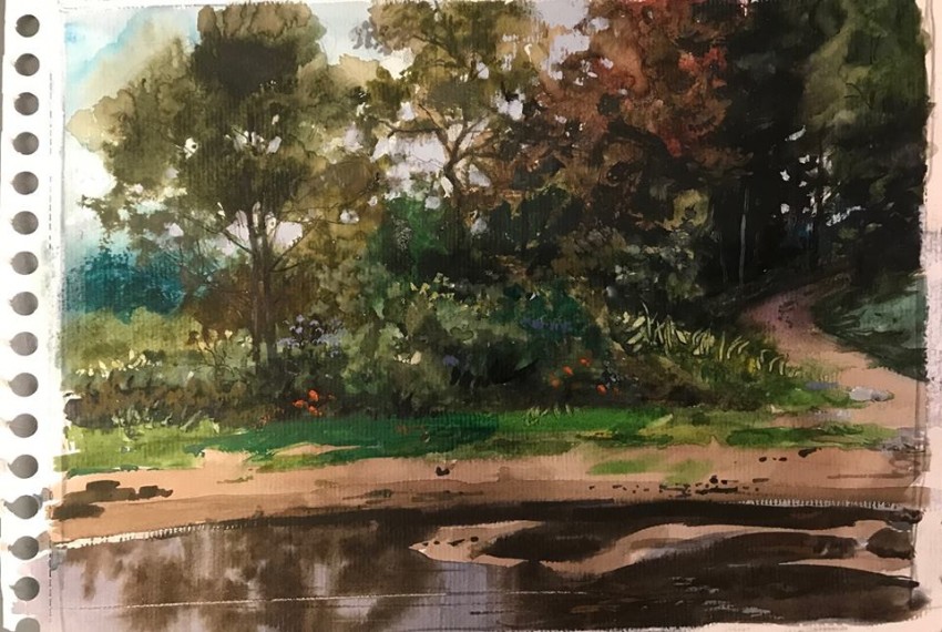 H Craig HANNA Bord de lac 2017 