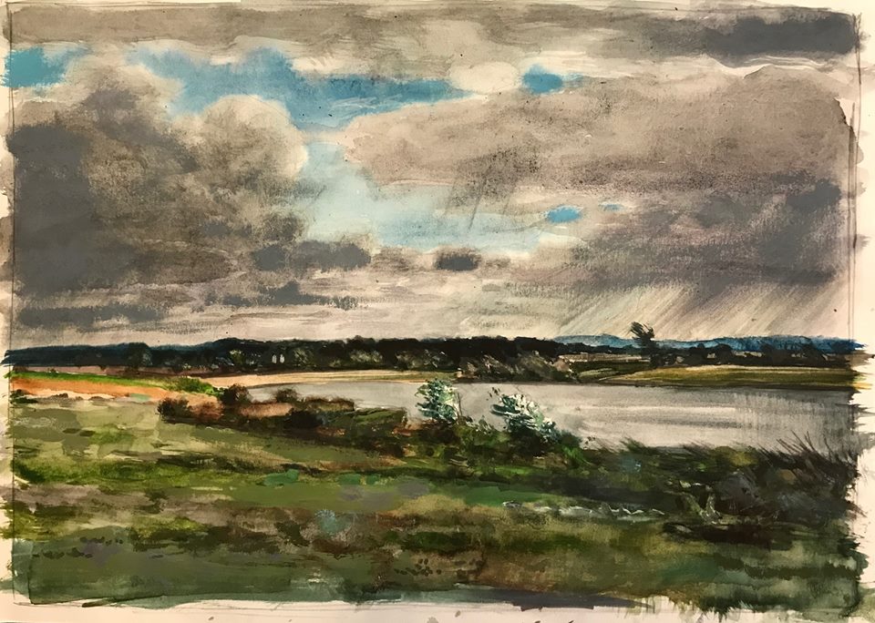 H Craig HANNA Deux buissons 2017 