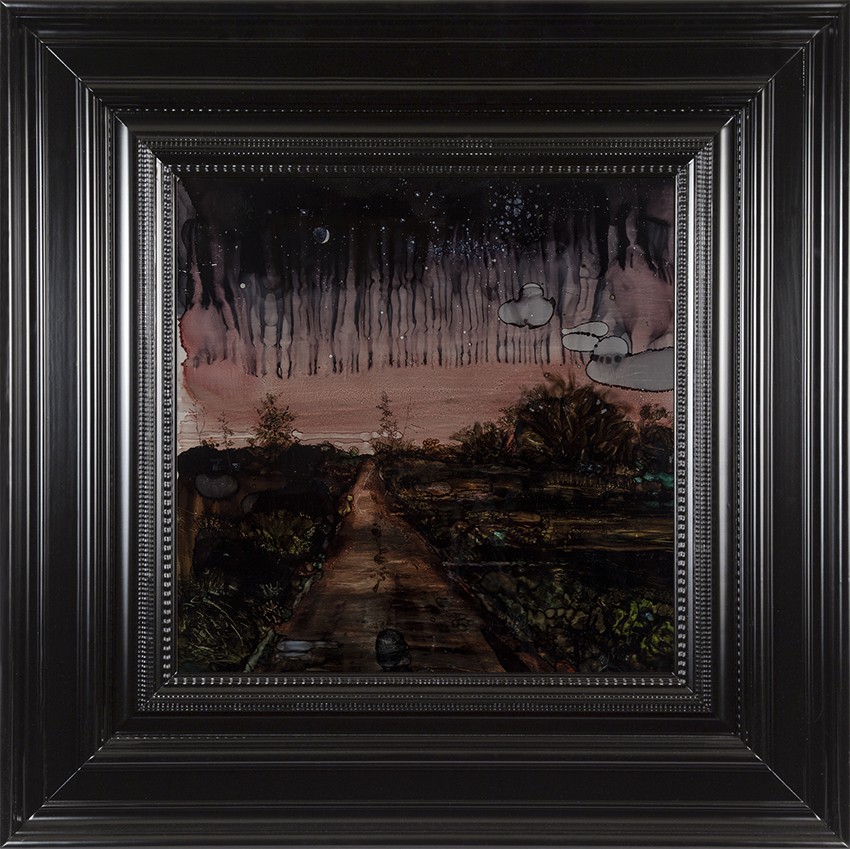 H Craig HANNA Purple Landscape 2017 