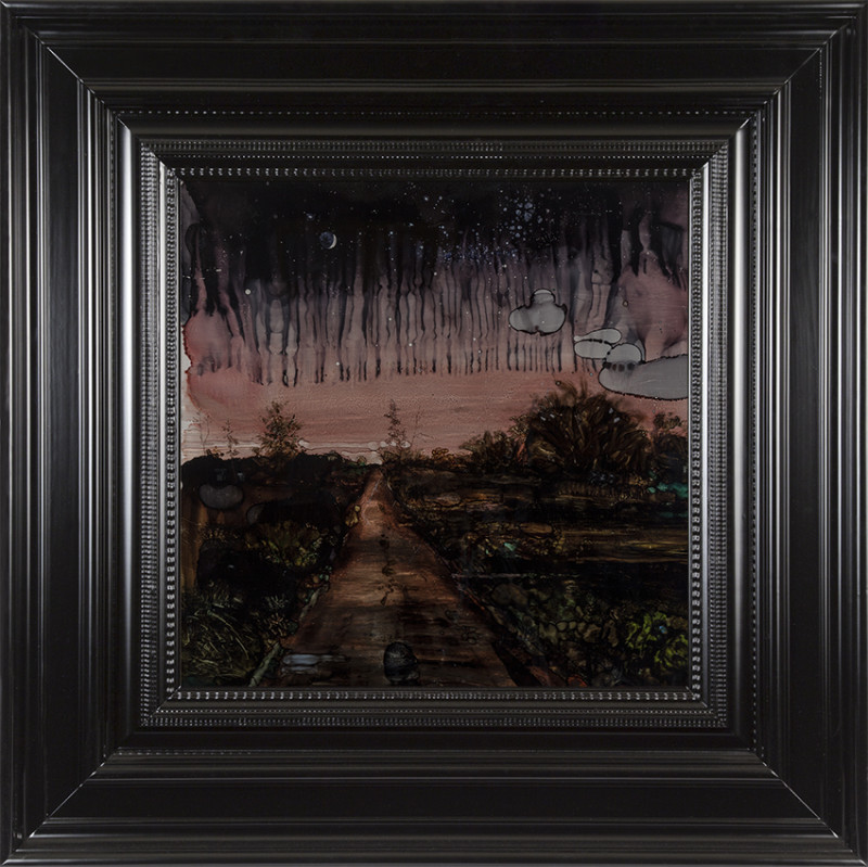 H Craig HANNA Purple Landscape 2017 