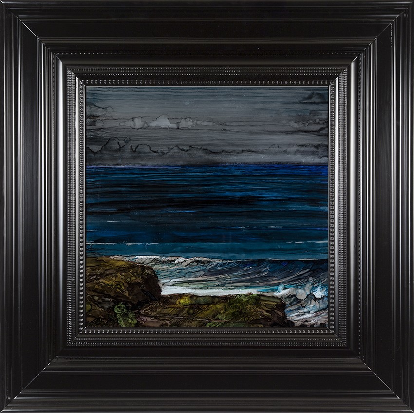 H Craig HANNA Wave and Rocks 2017 