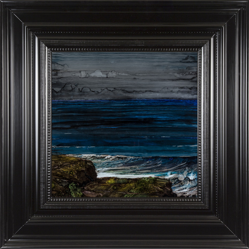 H Craig HANNA Wave and Rocks 2017 