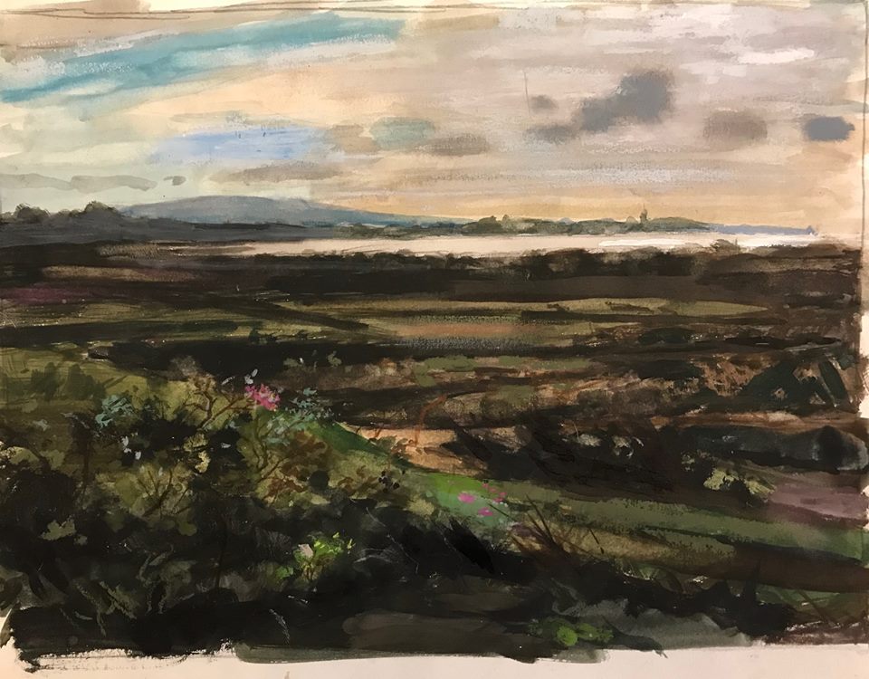 H Craig HANNA Pink Flowers 2017 