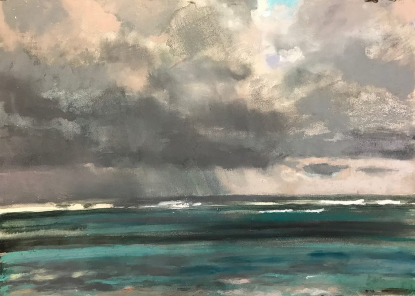 H Craig HANNA Sea view in Grey 2017 