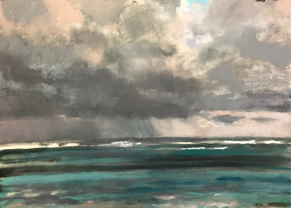 H Craig HANNA Sea view in Grey 2017 