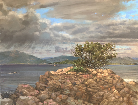 H Craig HANNA Rochers, Corse 2018 