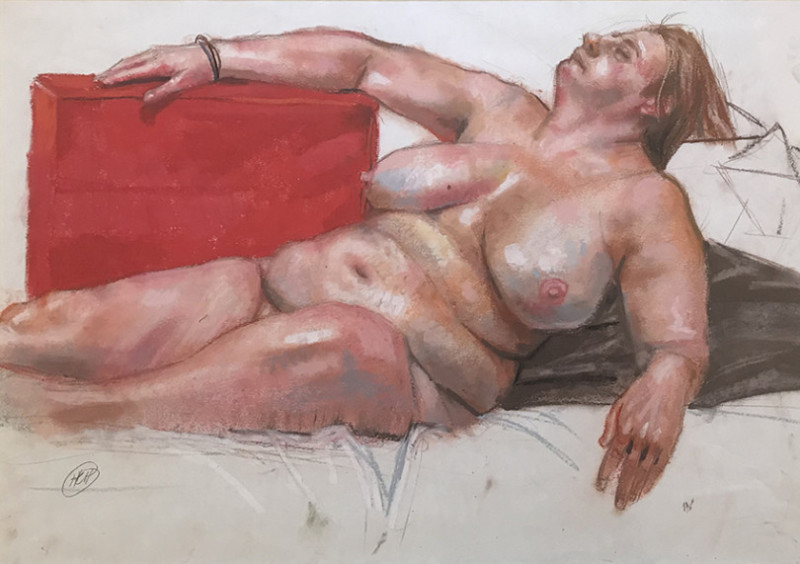 H Craig HANNA Red Pillow 2018 