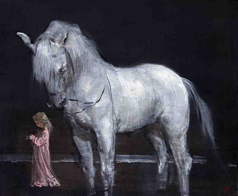 Dongni Hou Le bonheur en partant m'a dit qu'il reviendrait - Jacques Prévert 2021 