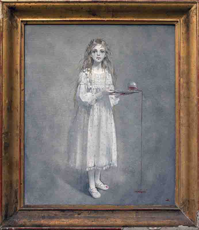 Dongni Hou Goodbye white peacock 2021 